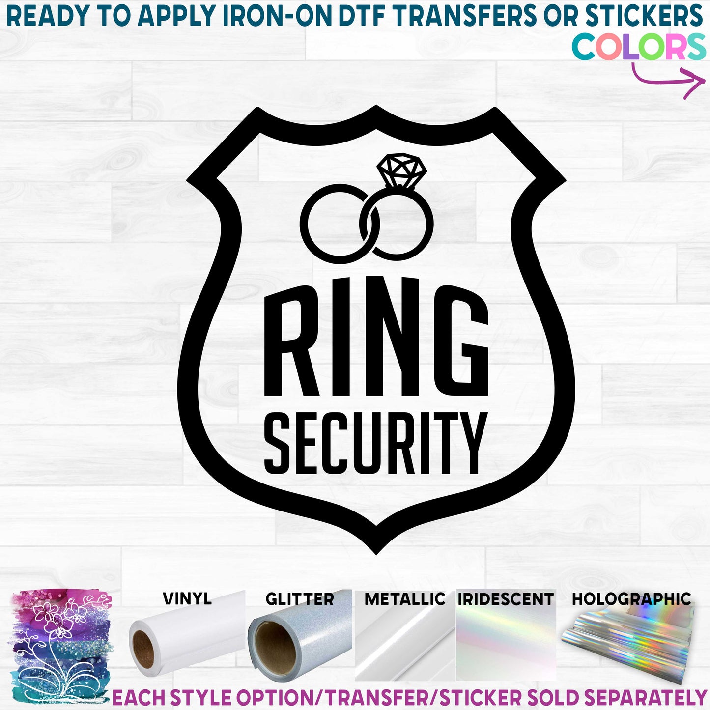 (s081-01-4) Ring Security Badge