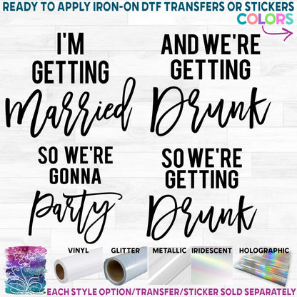 (s081-53) I'm Getting Married Custom Text