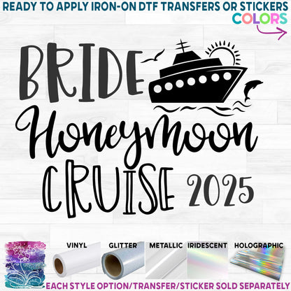 (s081-59) Bride or Groom Honeymoon Cruise