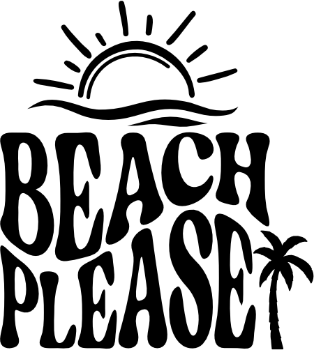 (081-63-Q2) Beach Please Retro Wavy