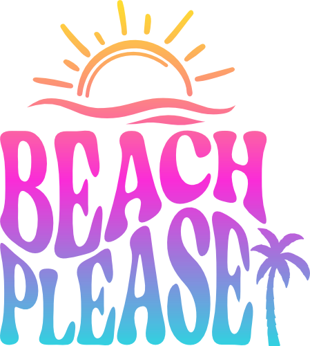 (081-63-Q2) Beach Please Retro Wavy