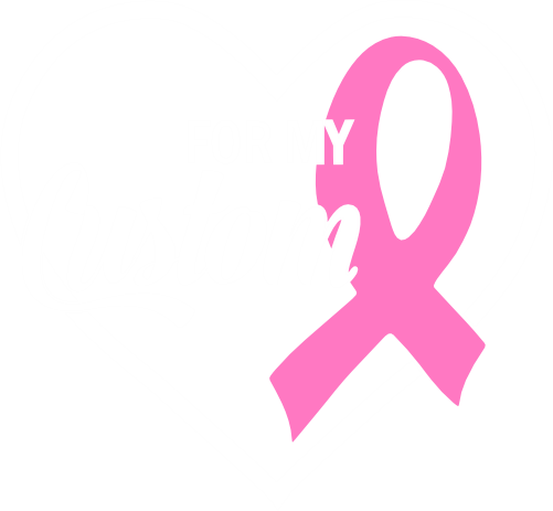 (s082-2-1B) For My Cancer Awareness Ribbon