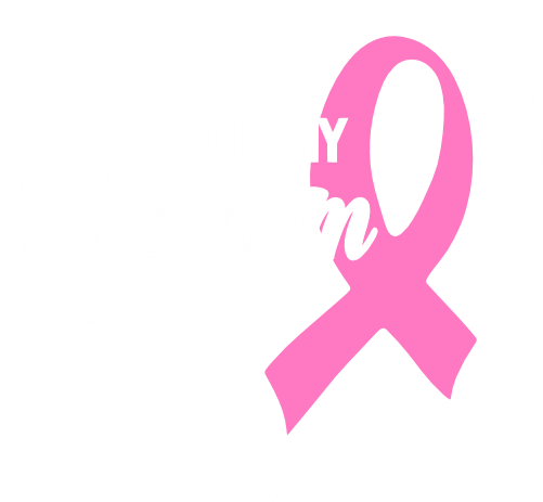 (s082-2-1B) For My Cancer Awareness Ribbon
