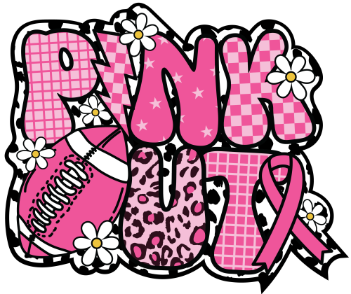 (s082-3-1Q) Pink Out Breast Cancer Support Awareness