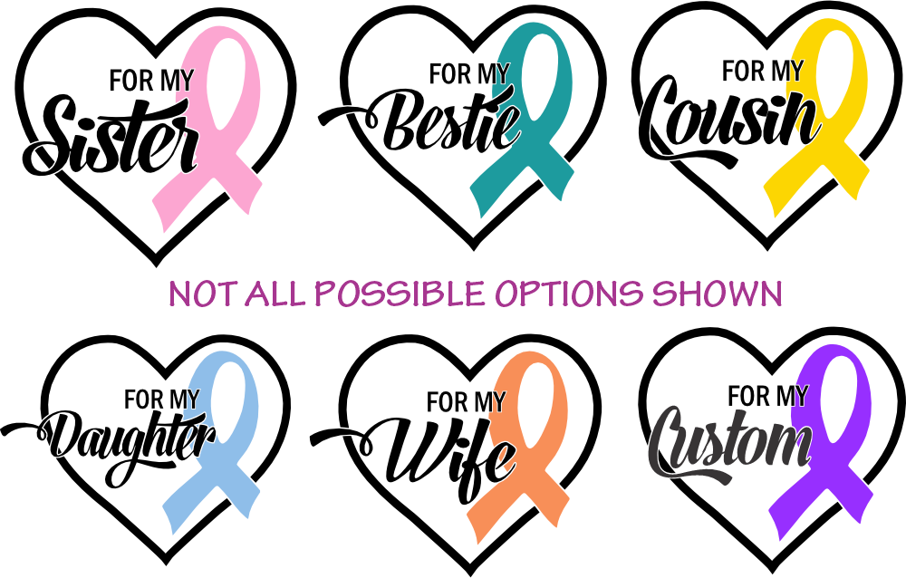 (s082-3G) For My Cancer Awareness Ribbon