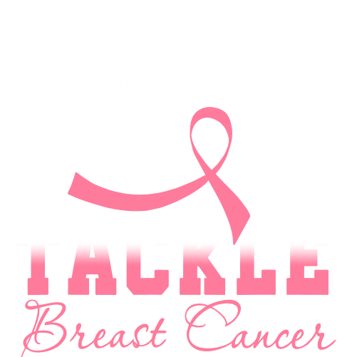 (s082-3D) Football Tackle Breast Cancer Awareness Support