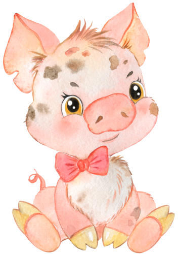 (s083-1-F) Pig Bowtie