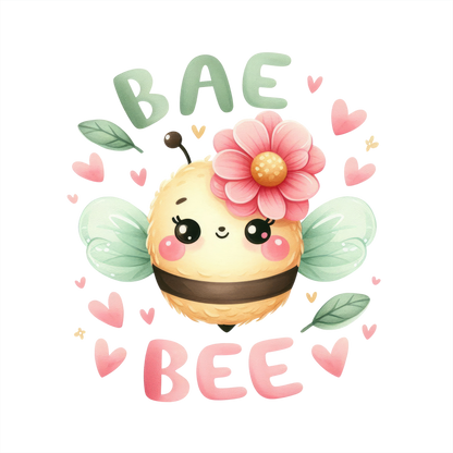 (s083-2-A) Bae Bee Cute Baby Bumblebee Honey Bee