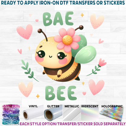 (s083-2-D) Bae Bee Cute Baby Bumblebee Honey Bee