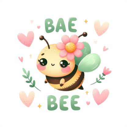 (s083-2-D) Bae Bee Cute Baby Bumblebee Honey Bee