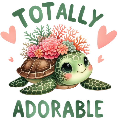 (s083-2-E) Totally Adorable Cute Baby Turtle