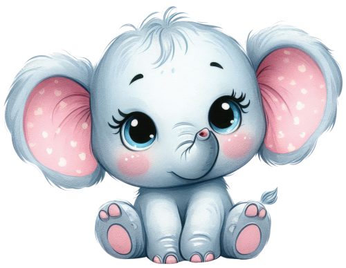 (s083-2-J)  Baby Elephant