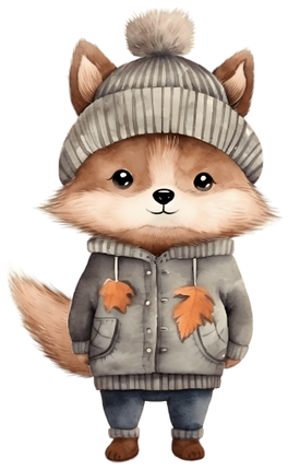 (s084-1C) Fall Fox