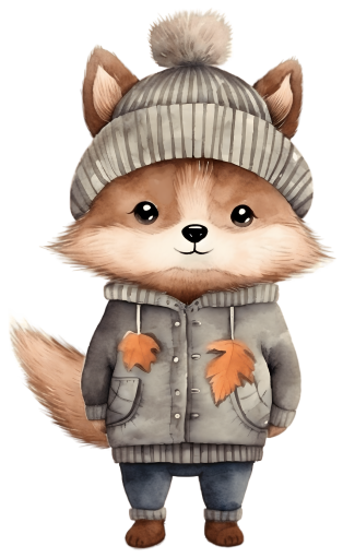 (s084-1C) Fall Fox
