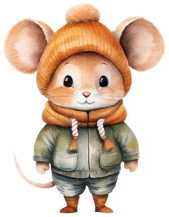 (s084-1D)  Fall Mouse