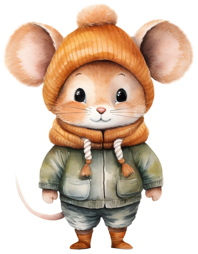 (s084-1D)  Fall Mouse