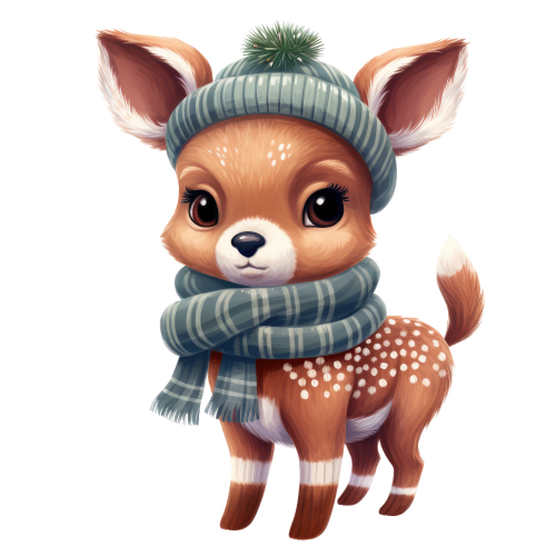(s084-1L) Fall Deer