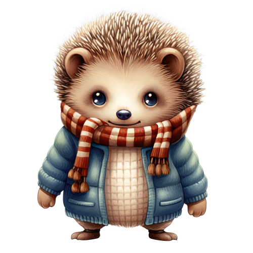 (s084-1-Q) Fall Hedgehog