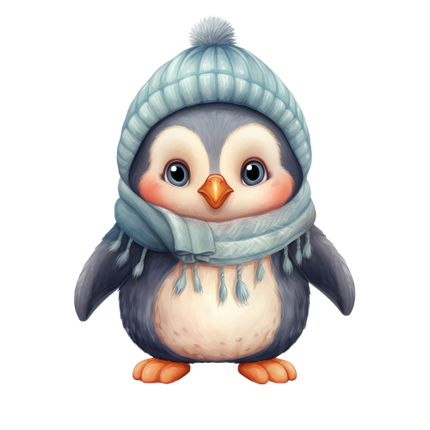 (084-1Y) Winter Penguin