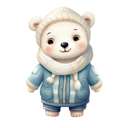 (084-1Z) Winter Polar Bear