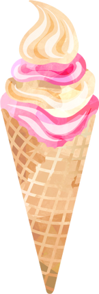 (s085-1-1) Ice Cream Cone