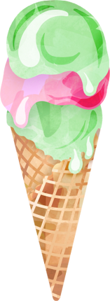 (s085-1-1) Ice Cream Cone