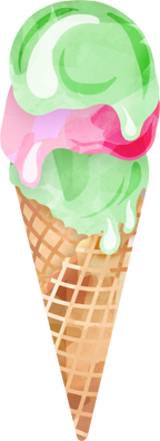 (s085-1-1) Ice Cream Cone