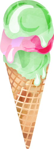 (s085-1-1) Ice Cream Cone