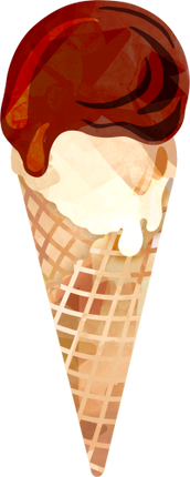 (s085-1-1) Ice Cream Cone