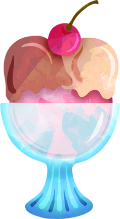 (s085-1-1) Ice Cream Sundae