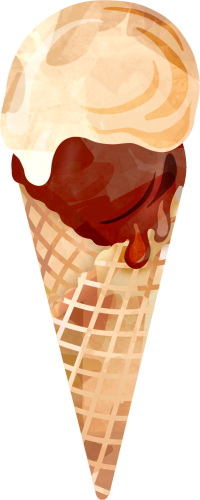 (s085-1-1) Ice Cream Cone