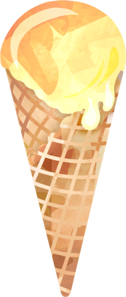 (s085-1-1) Ice Cream Cone