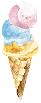 (s085-1-1) Ice Cream Cone
