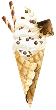 (s085-1-1) Ice Cream Cone