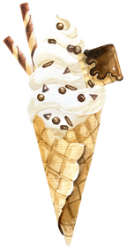 (s085-1-1) Ice Cream Cone
