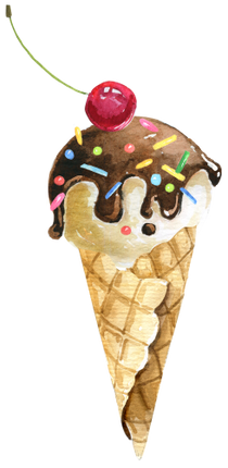 (s085-1-1) Ice Cream Cone