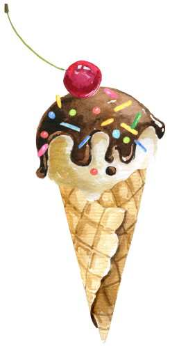 (s085-1-1) Ice Cream Cone