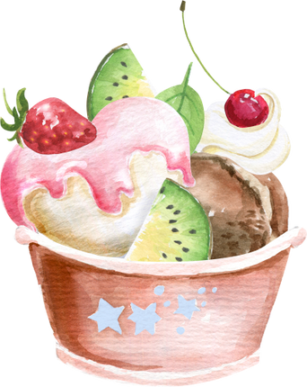 (s085-1-1) Ice Cream Sundae