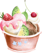 (s085-1-1) Ice Cream Sundae