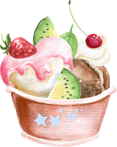 (s085-1-1) Ice Cream Sundae