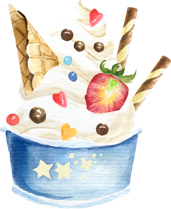 (s085-1-1) Ice Cream Sundae