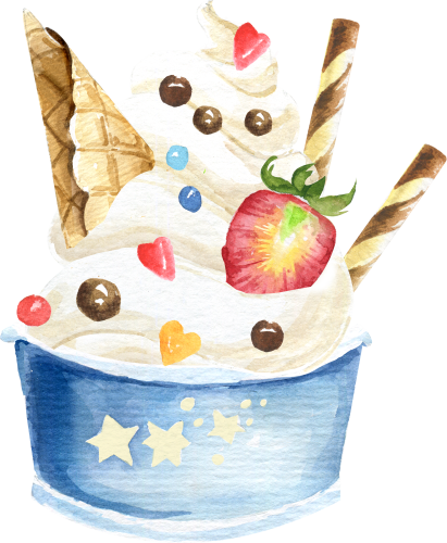(s085-1-1) Ice Cream Sundae