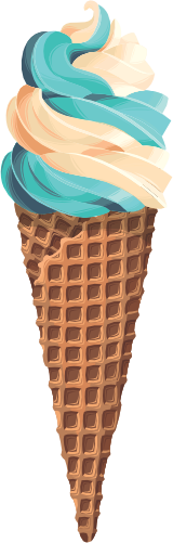 (s085-1-1) Ice Cream Waffle Cone