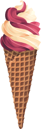 (s085-1-1) Ice Cream Waffle Cone