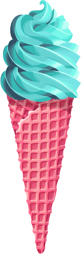 (s085-1-1) Ice Cream Waffle Cone