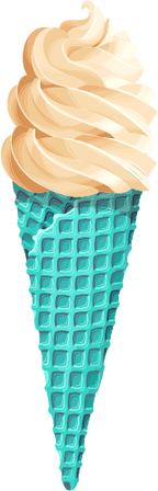 (s085-1-1) Ice Cream Waffle Cone