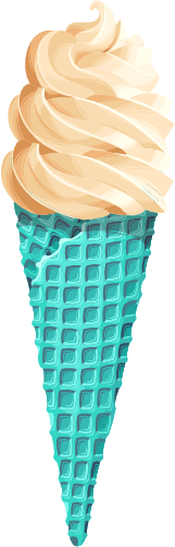 (s085-1-1) Ice Cream Waffle Cone