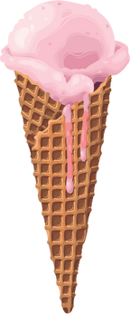 (s085-1-1) Ice Cream Waffle Cone