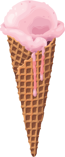(s085-1-1) Ice Cream Waffle Cone
