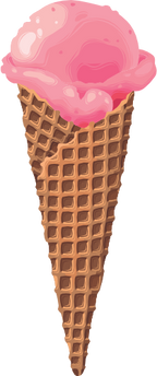 (s085-1-1) Ice Cream Waffle Cone